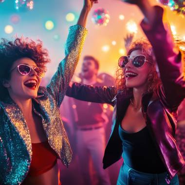 Event im Hotel-Gasthof Ochsen im Allgäu: Silvester-Gala: "Zurück in die 80er: Neon, Pop & Vokuhila"