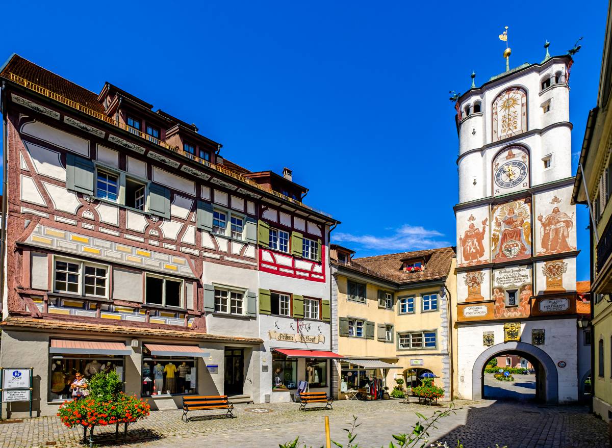 Historisches Tor in Wangen im Allgäu